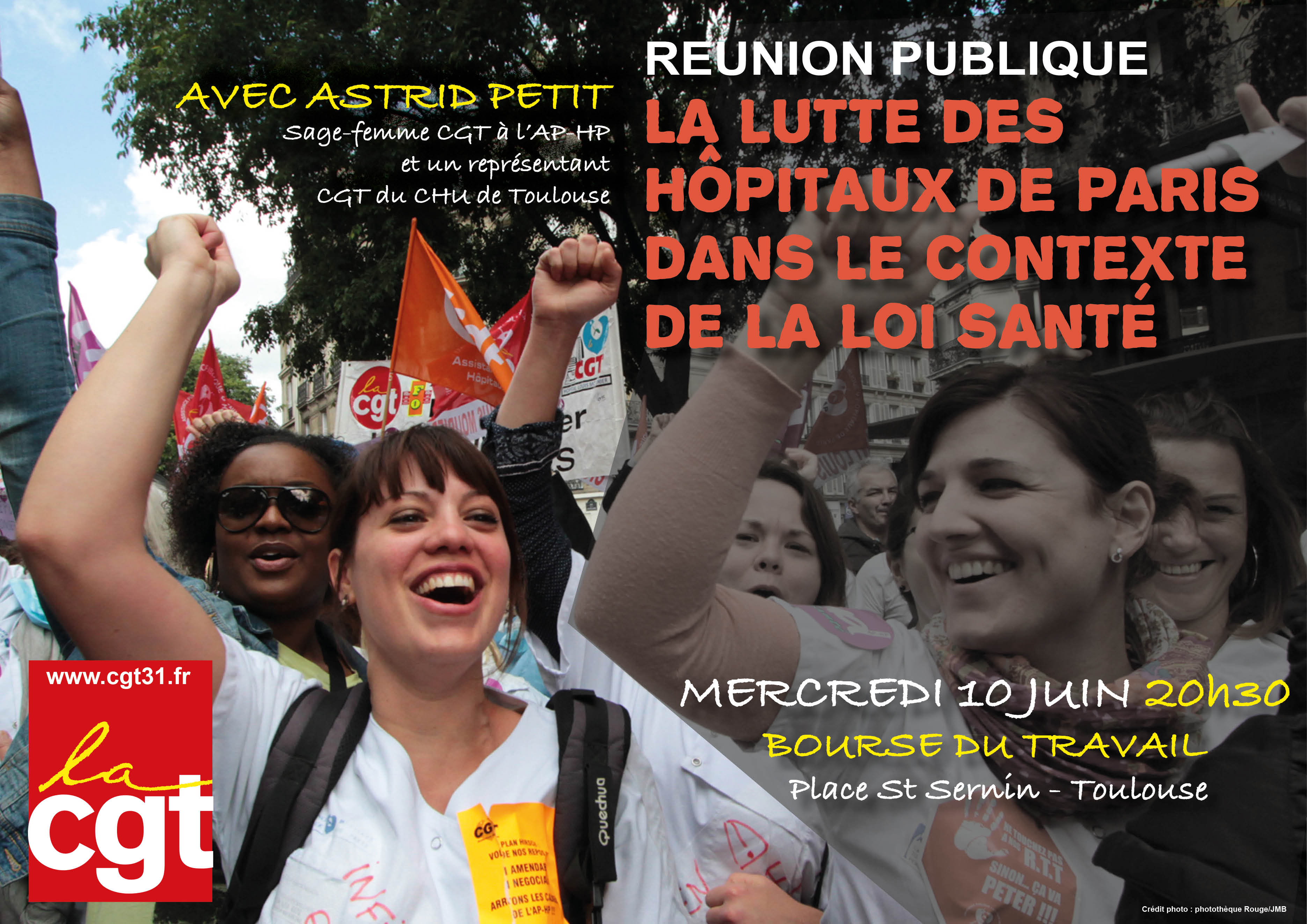 Réunion Publique à Toulouse : Lutte de l’AP-HP en présence d’une représentante CGT de l’AP