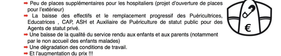 Grève de la crèche hospitalière de Rangueil
